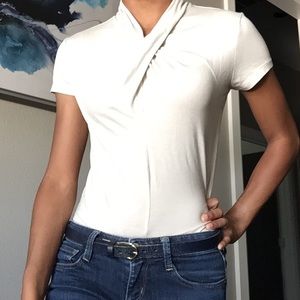 Light beige New York and Company blouse